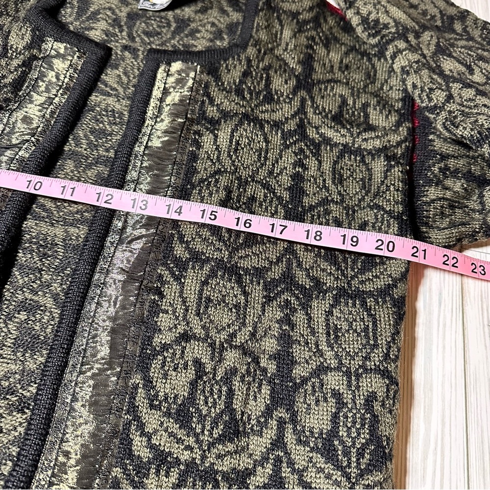Oleana Norwegian Wool Cardigan Sweater Sz Small from “The Norwegian Story” line - Picture 10 of 11